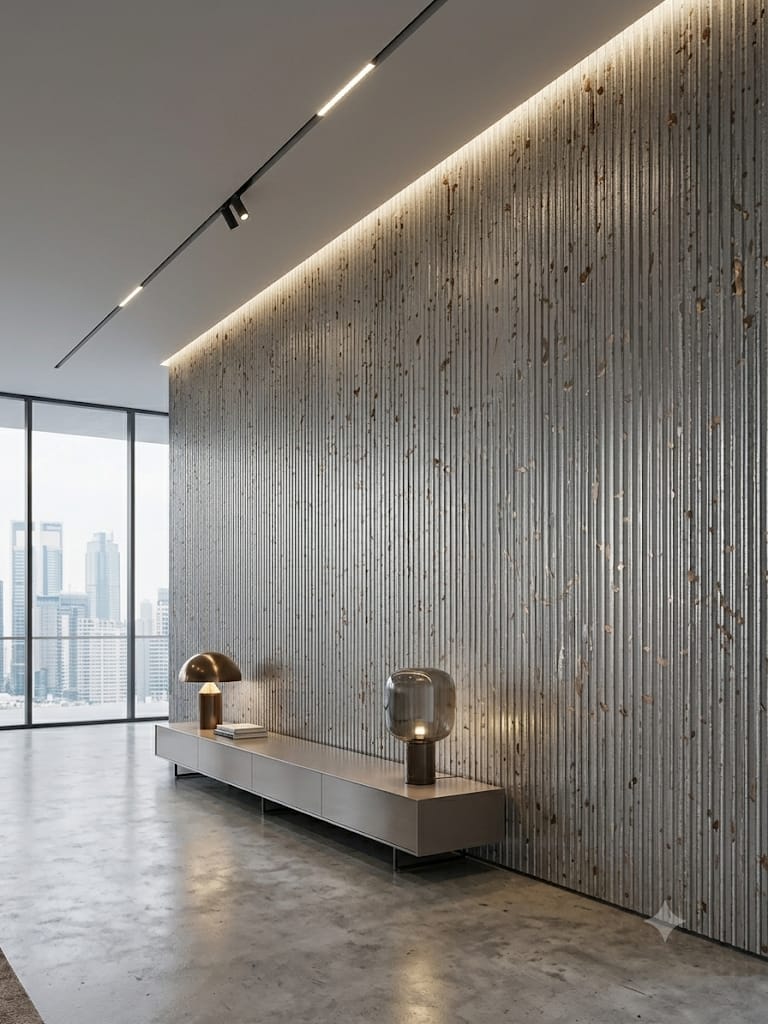 Dekoratif metal panel uygulaması